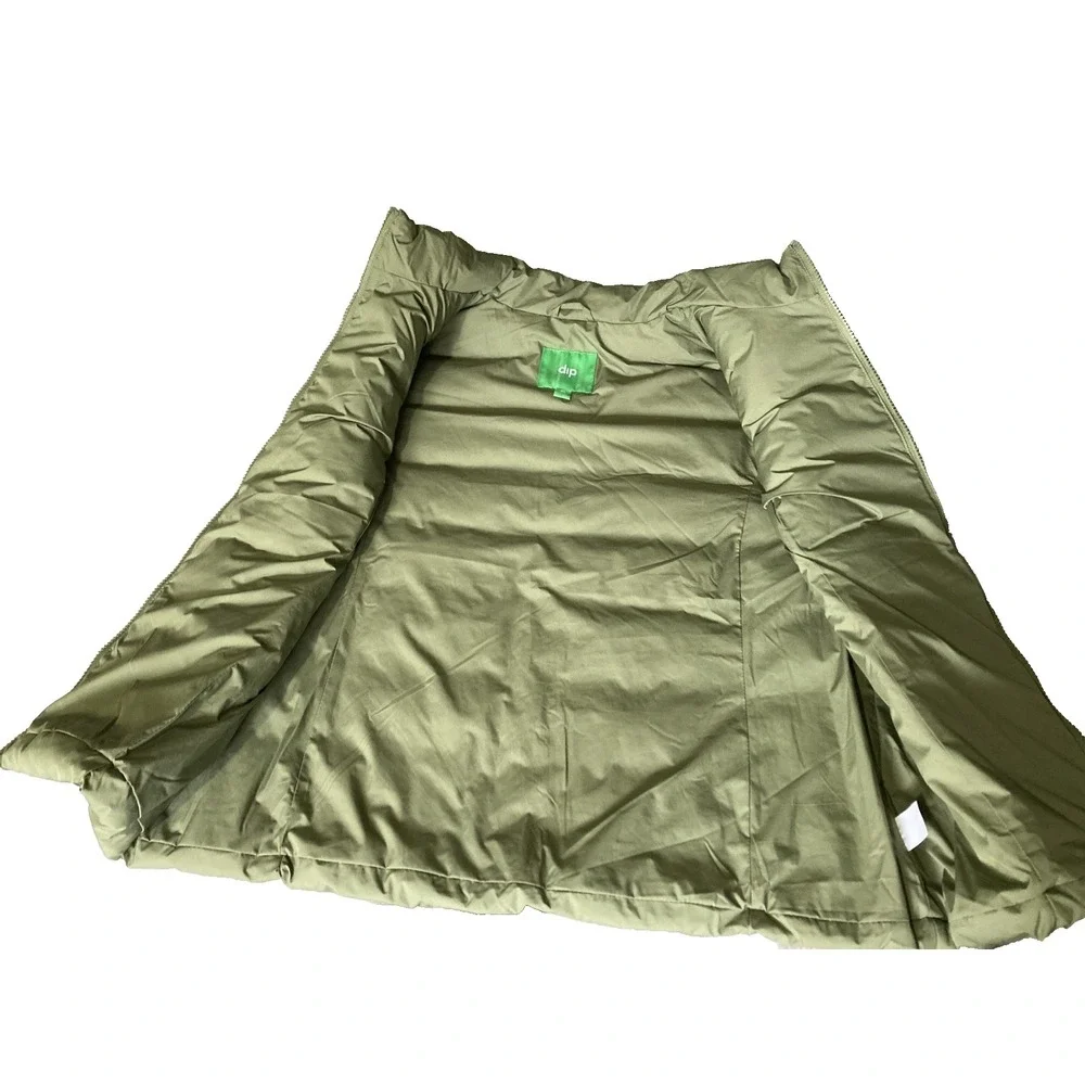 Dip‎ Mens XL Green Puffer Vest Sleeveless Quilted Insulated Outdoor Casual Vest